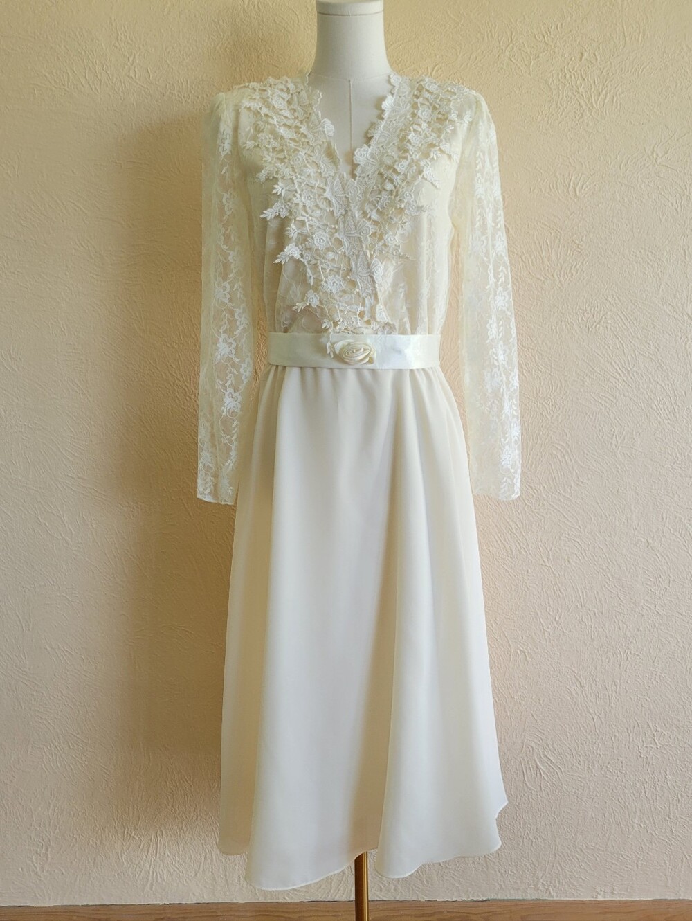 Vintage A-Line Short Style Wedding Dress